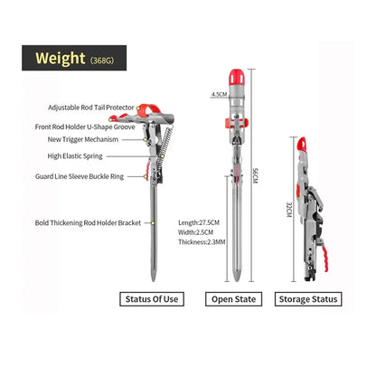 Automatic Fishing Rod Holder