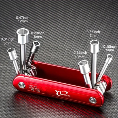 Multifunctional Foldable Socket Wrench